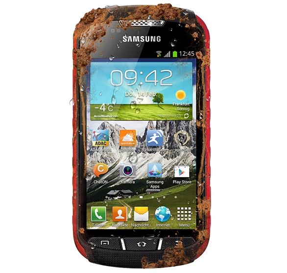 Samsung Galaxy Xcover 2, olåst, silver. Begagnad (B-Grade)